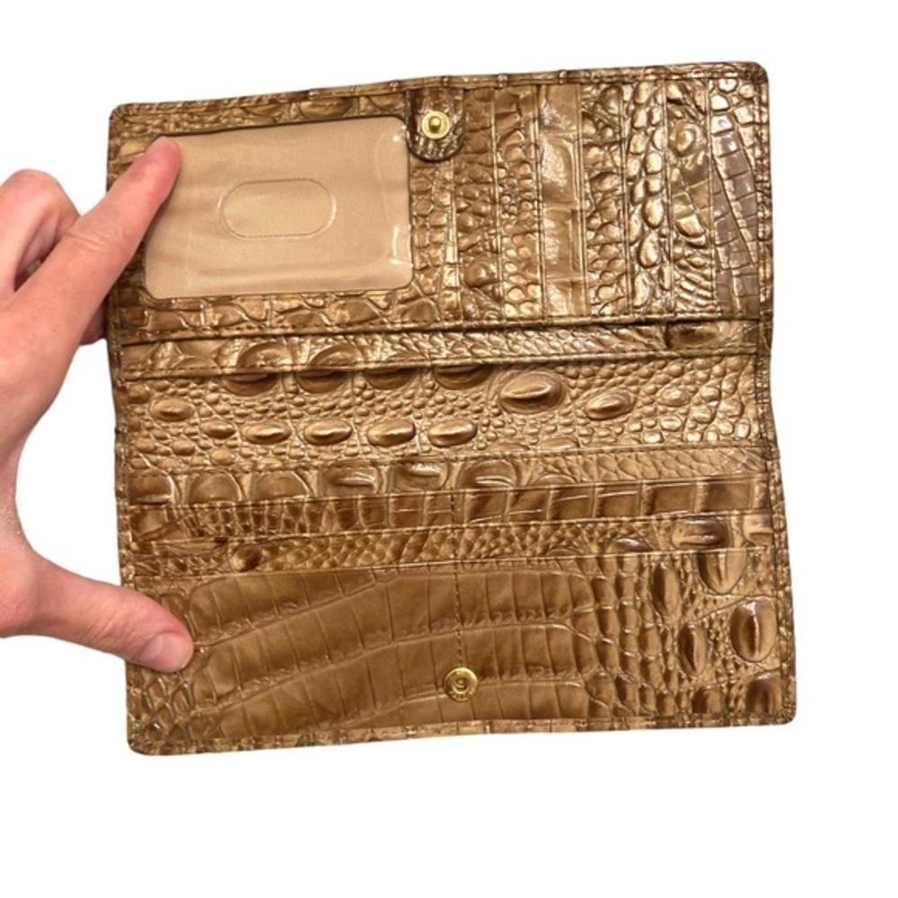 Brahmin copper brown gold ady wallet - Picture 3 of 5